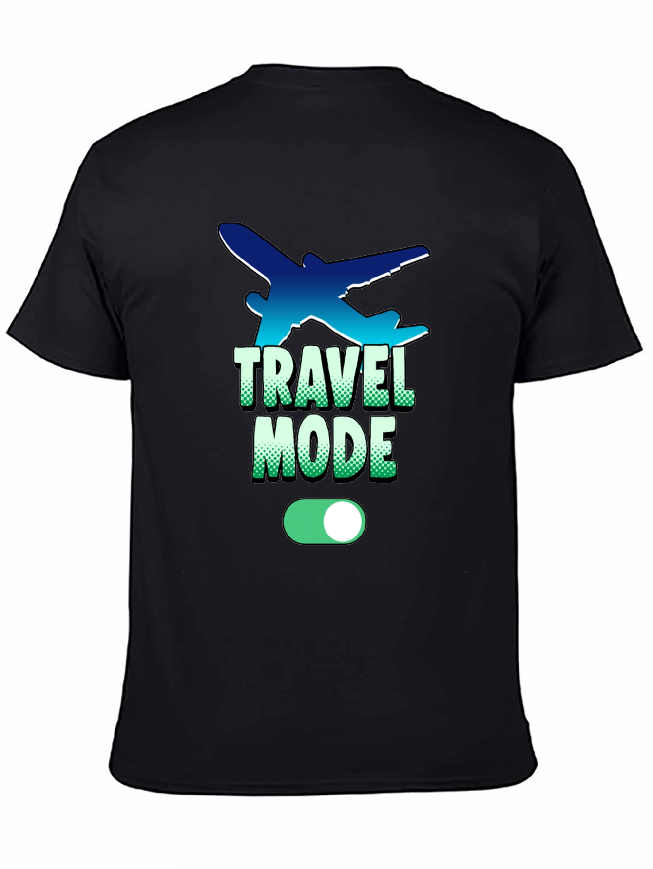 Travel Mode T-Shirt: Airplane Graphic Tee