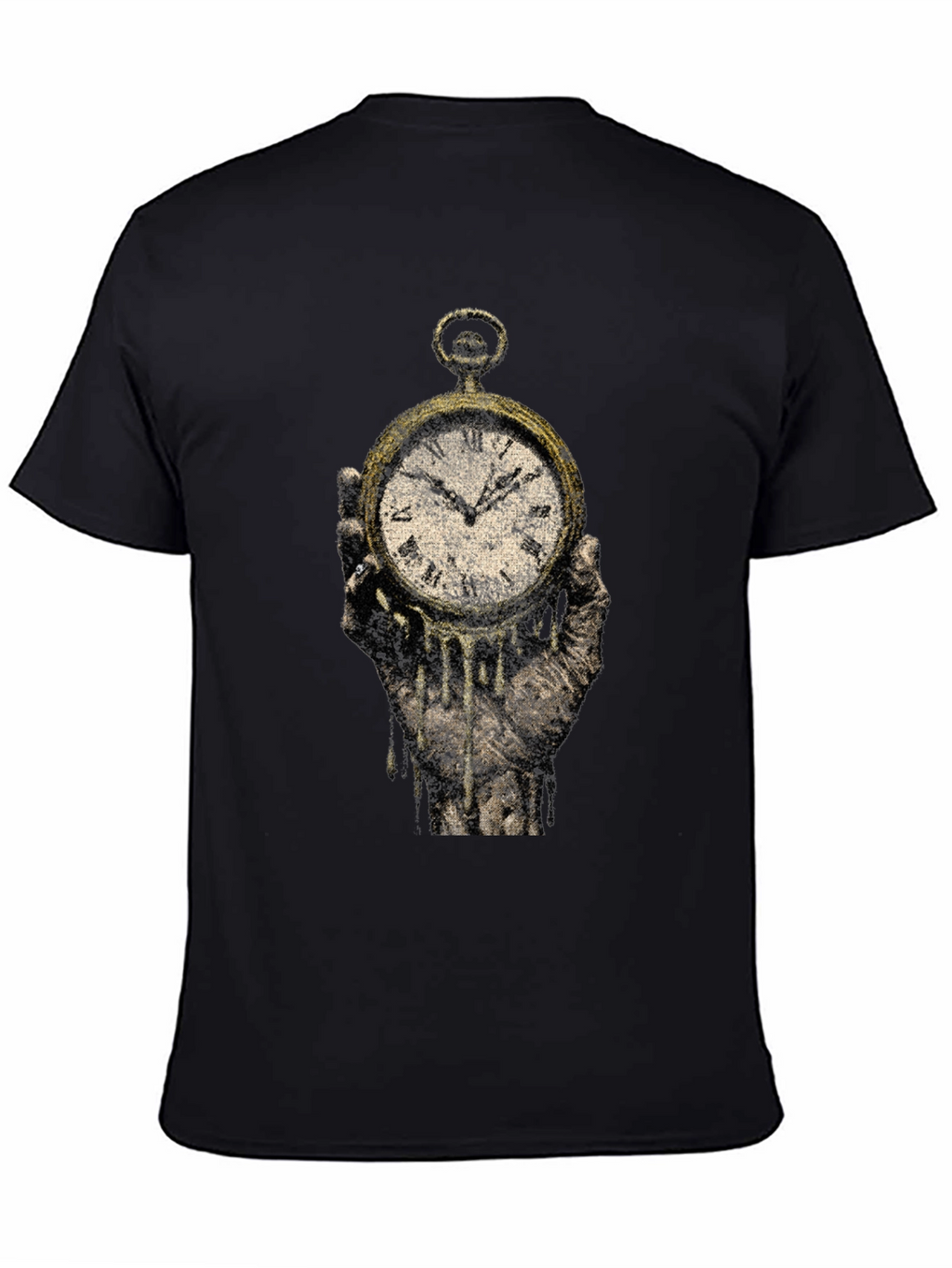 Melting Clock Graphic Tee - Time is Fleeting