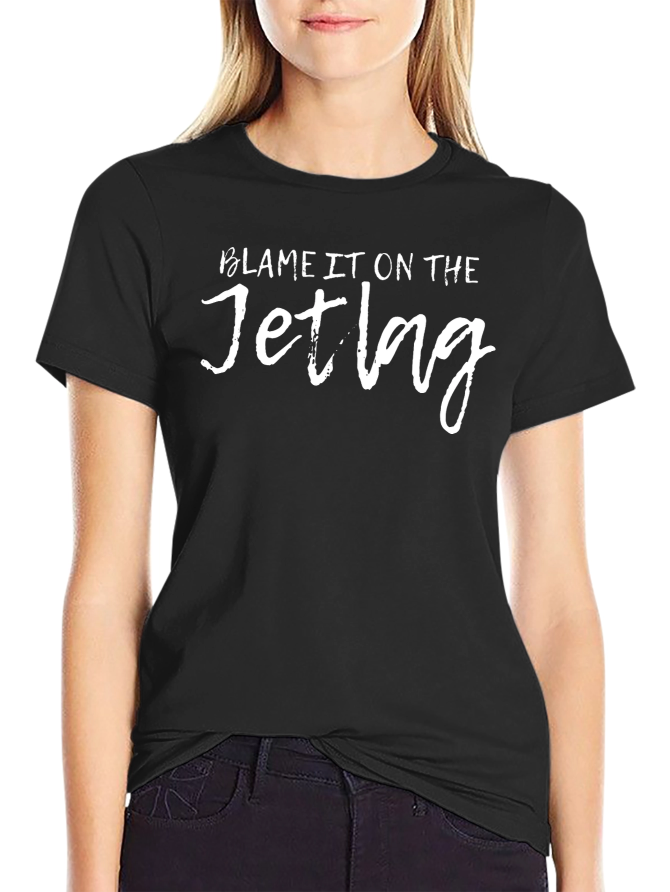 Blame it on the Jetlag Graphic Tee - Funny Travel Shirt