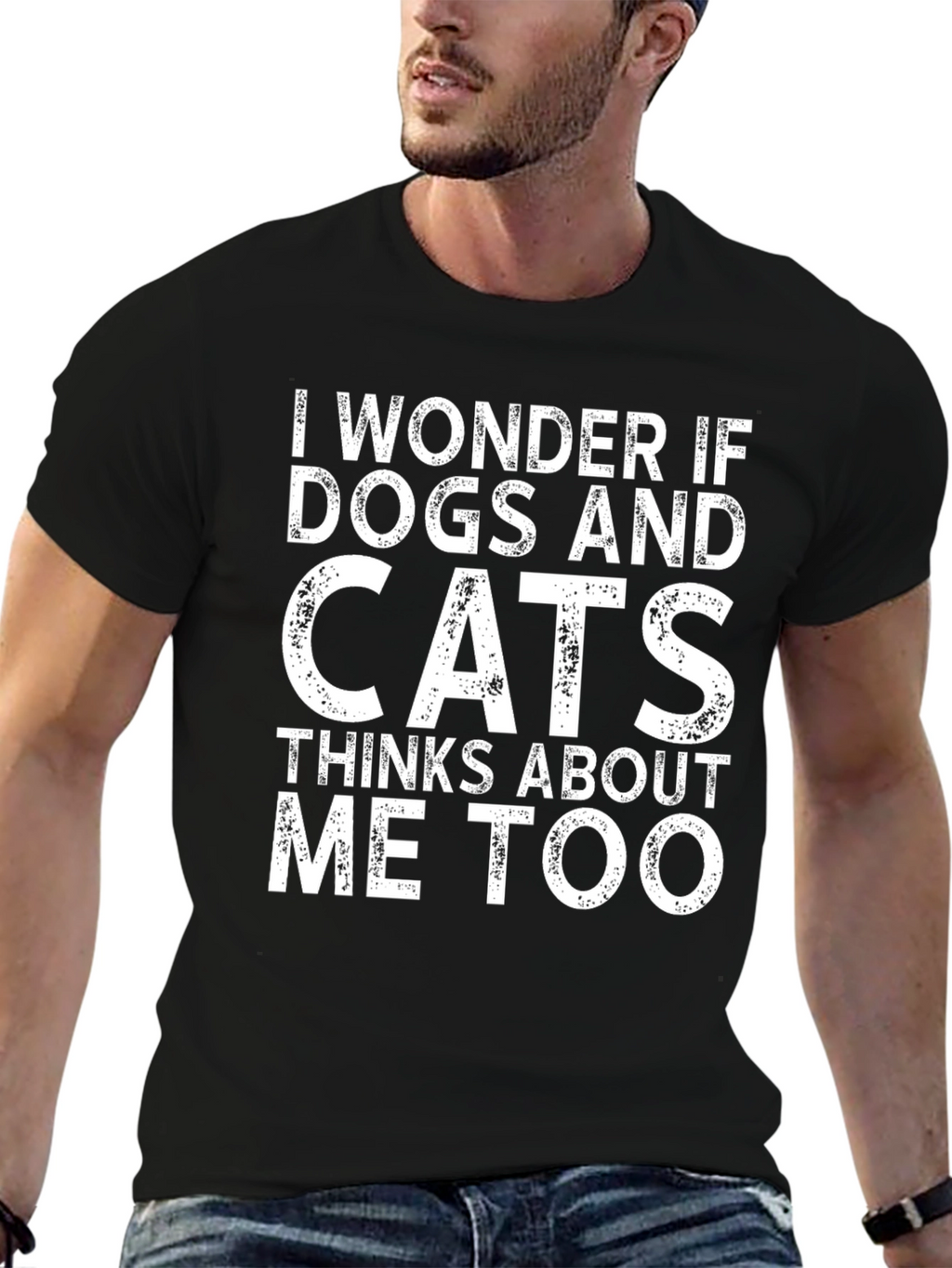 Dogs and Cats Funny Graphic Tee