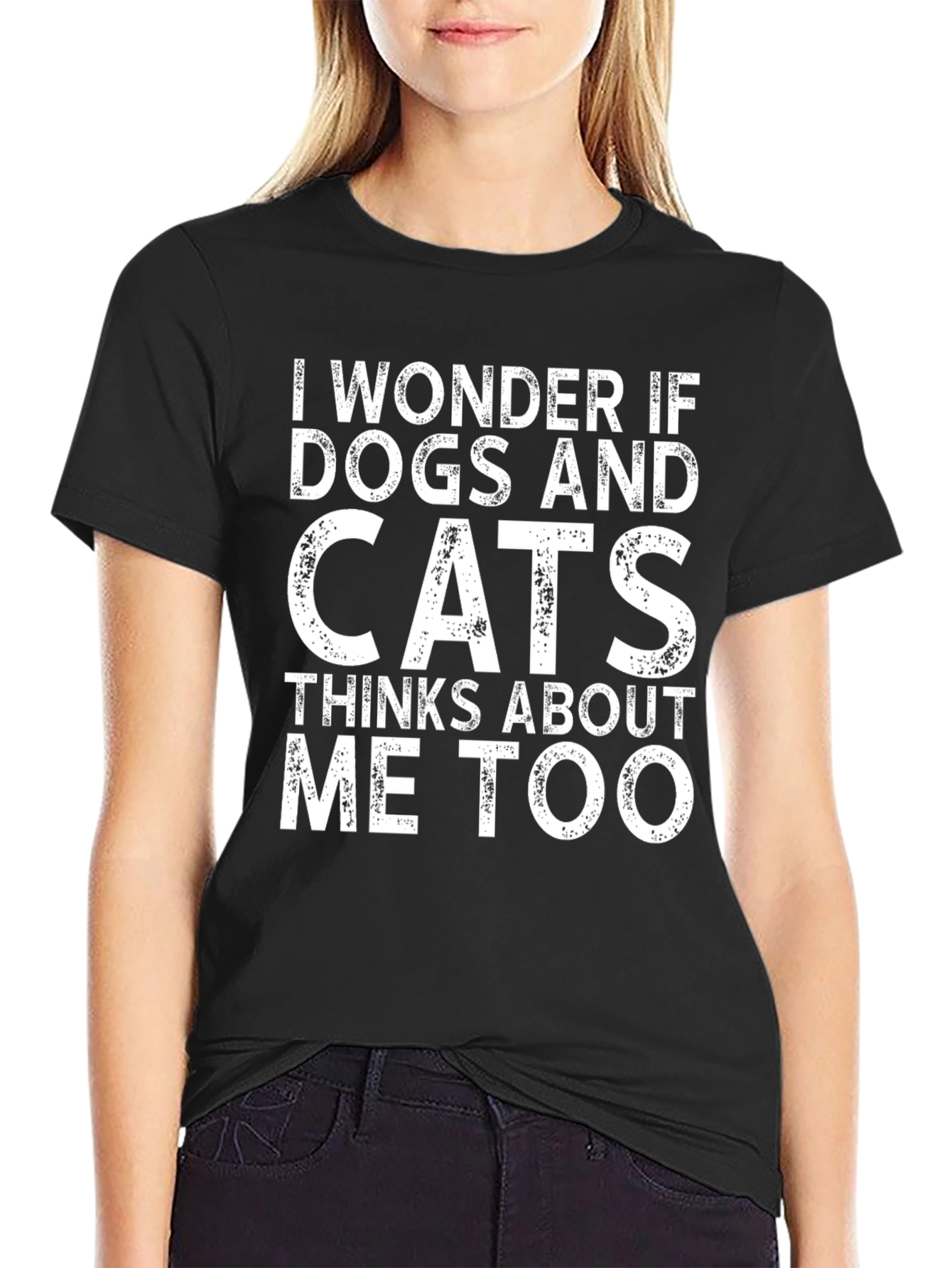 Dogs and Cats Funny Graphic Tee