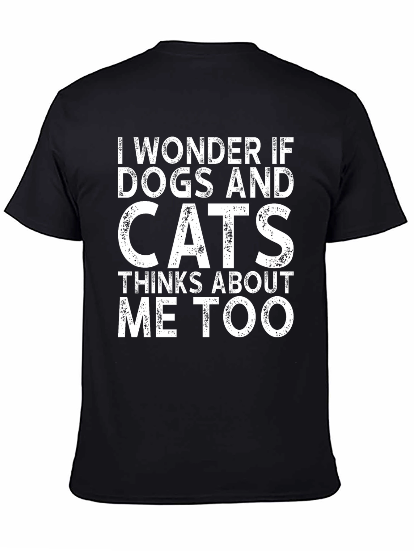 Dogs and Cats Funny Graphic Tee