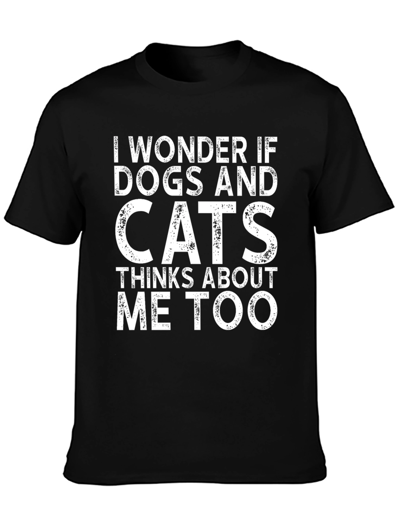 Dogs and Cats Funny Graphic Tee
