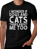 Dogs and Cats Funny Graphic Tee
