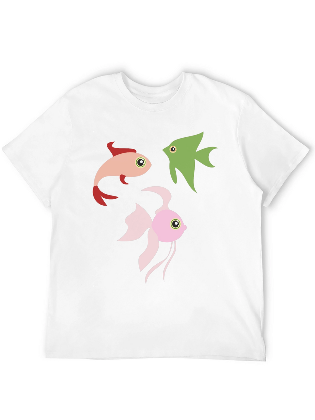Fish Graphic Tee - Black