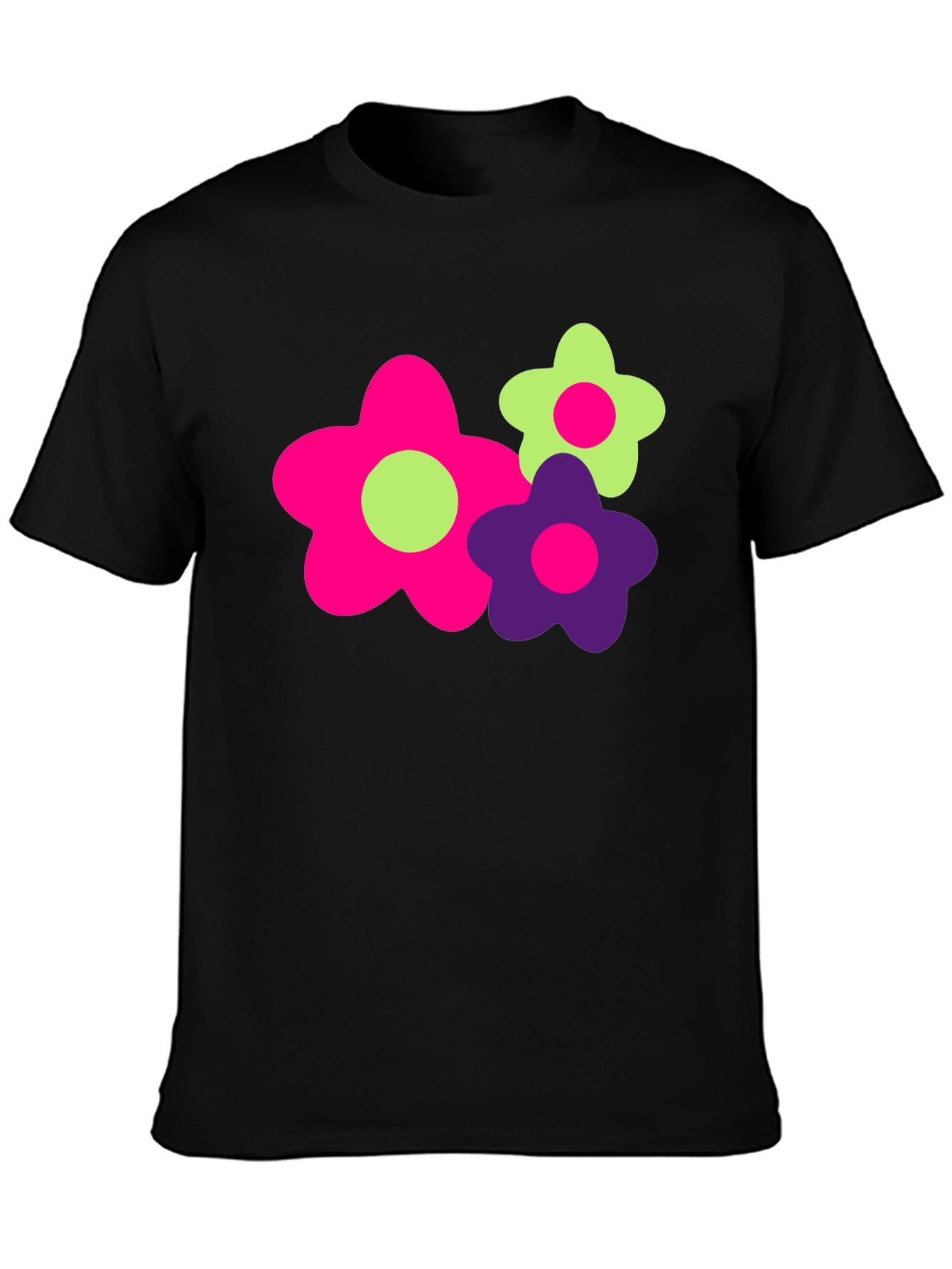 Funky Floral Graphic Tee - Bold & Bright!