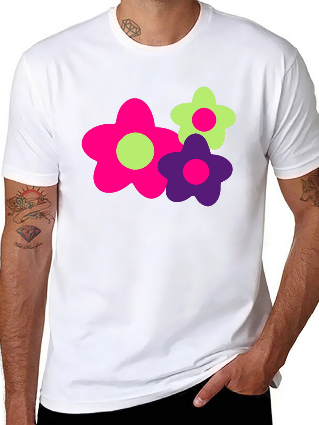 Funky Floral Graphic Tee - Bold & Bright!