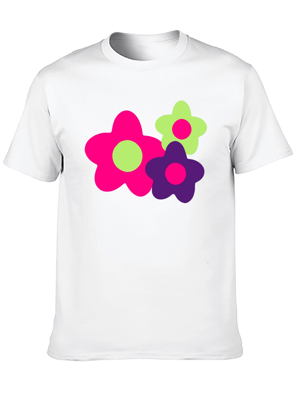 Funky Floral Graphic Tee - Bold & Bright!