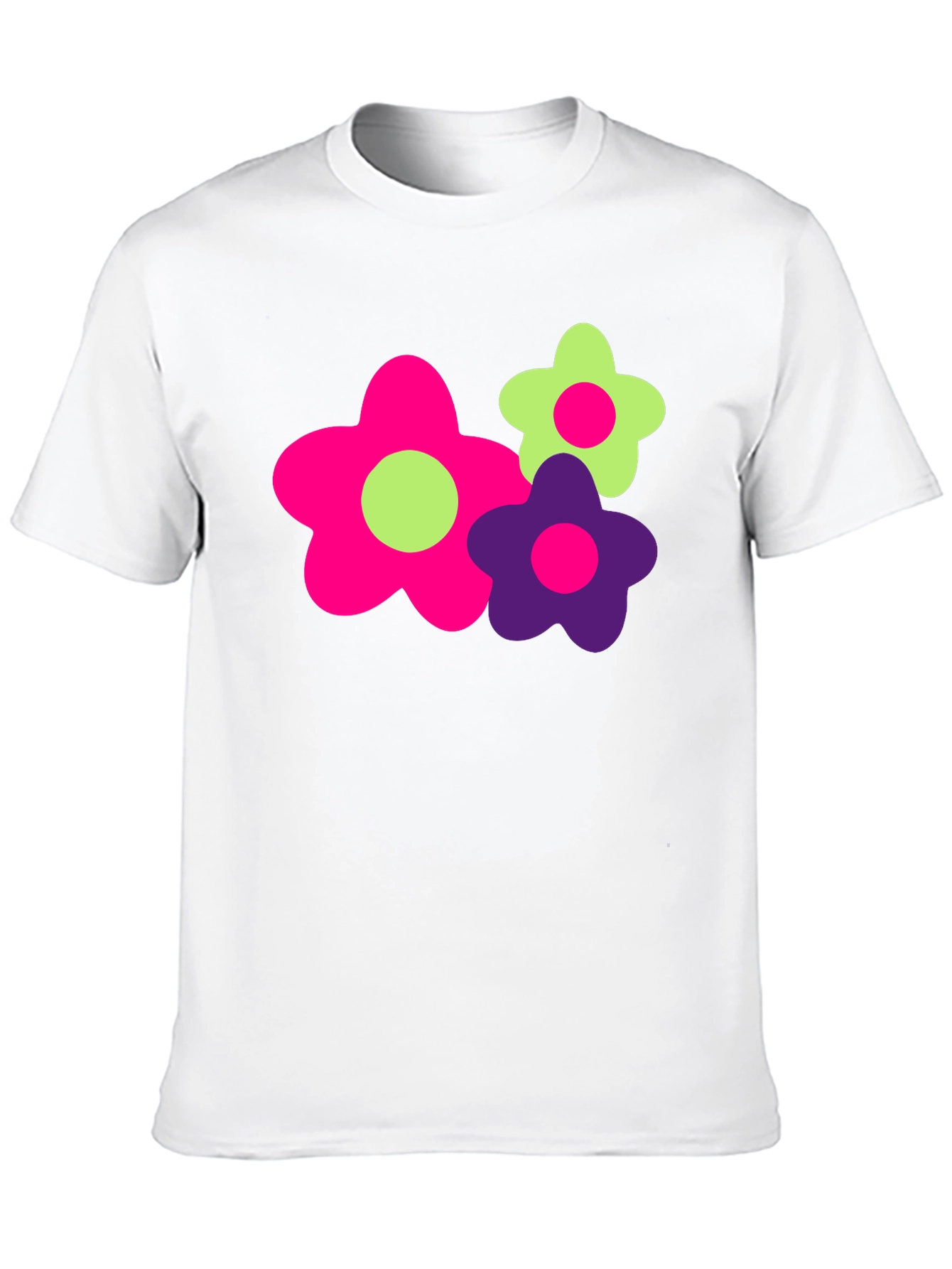 Funky Floral Graphic Tee - Bold & Bright!