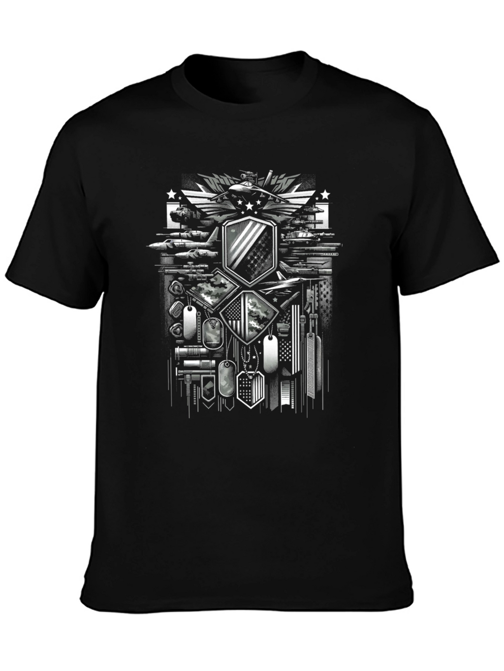 Military Graphic T-Shirt