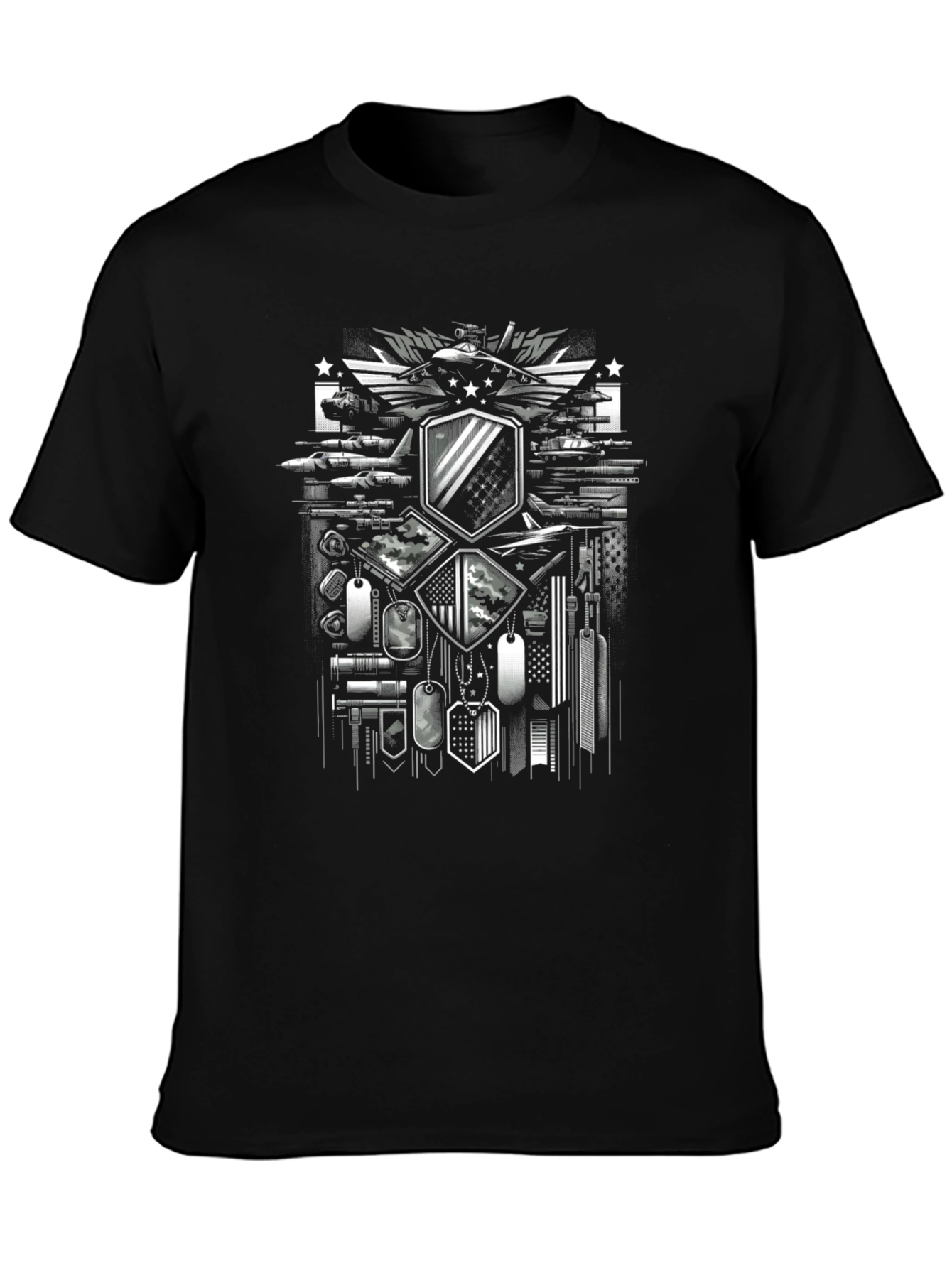 Military Graphic T-Shirt