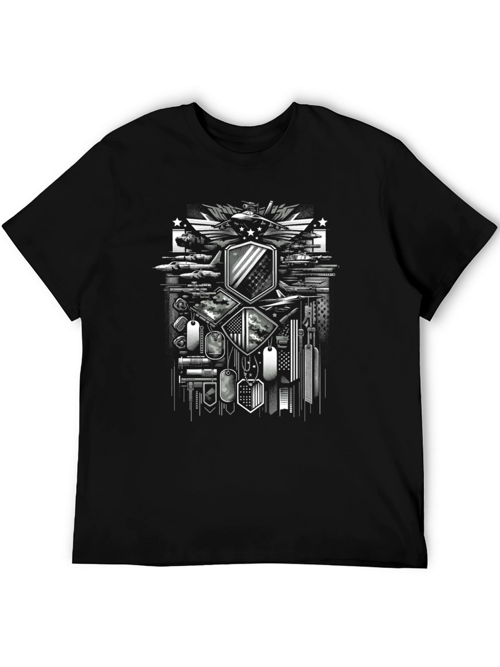 Military Graphic T-Shirt