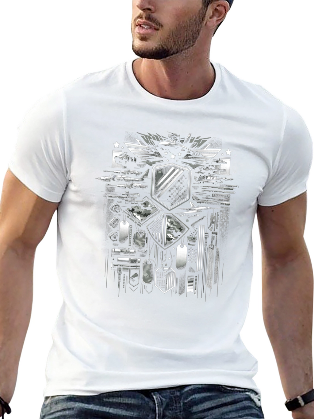 Military Graphic T-Shirt