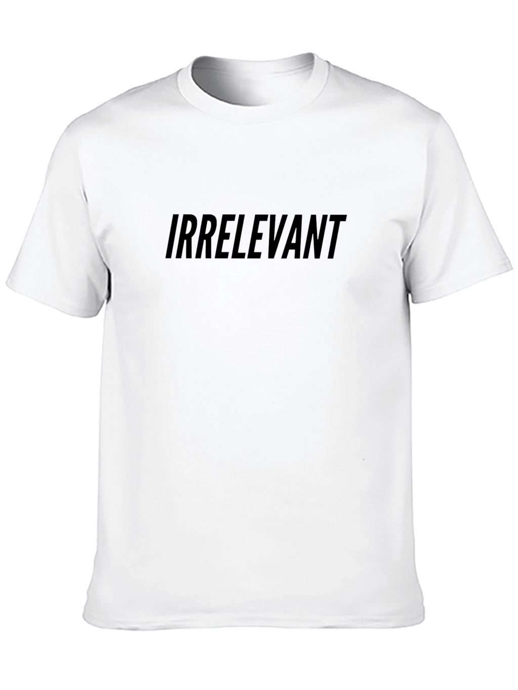 Irrelevant Graphic Tee - Modern Streetwear Style