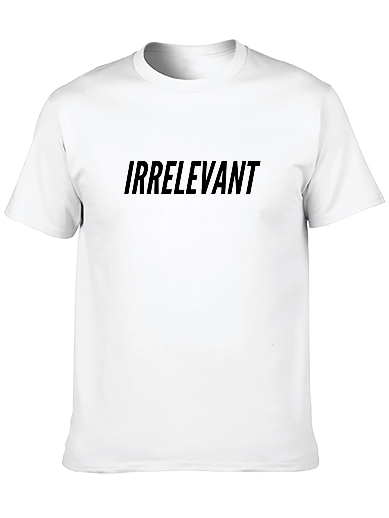 Irrelevant Graphic Tee - Modern Streetwear Style