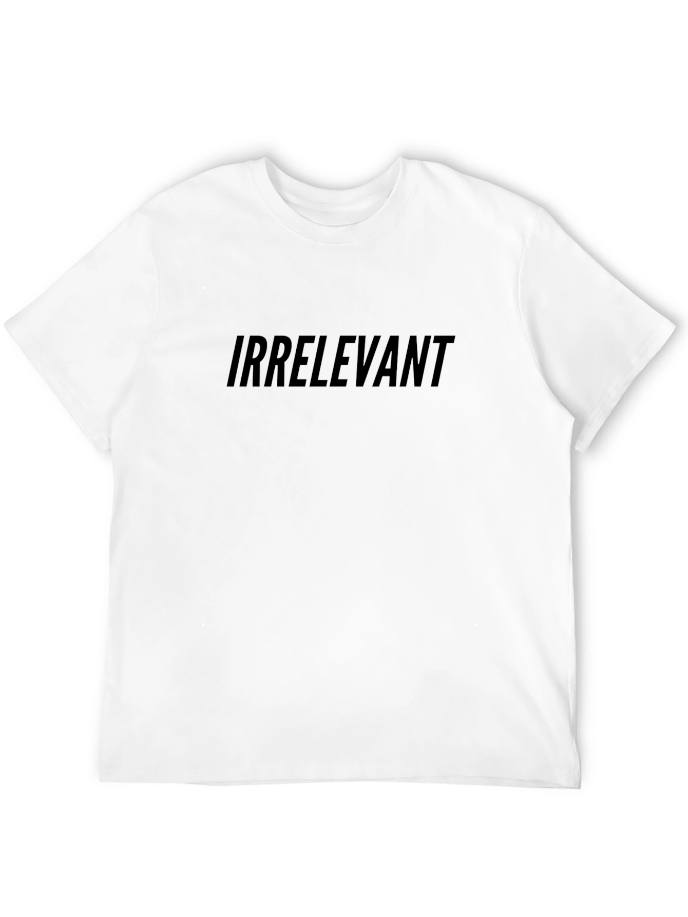 Irrelevant Graphic Tee - Modern Streetwear Style
