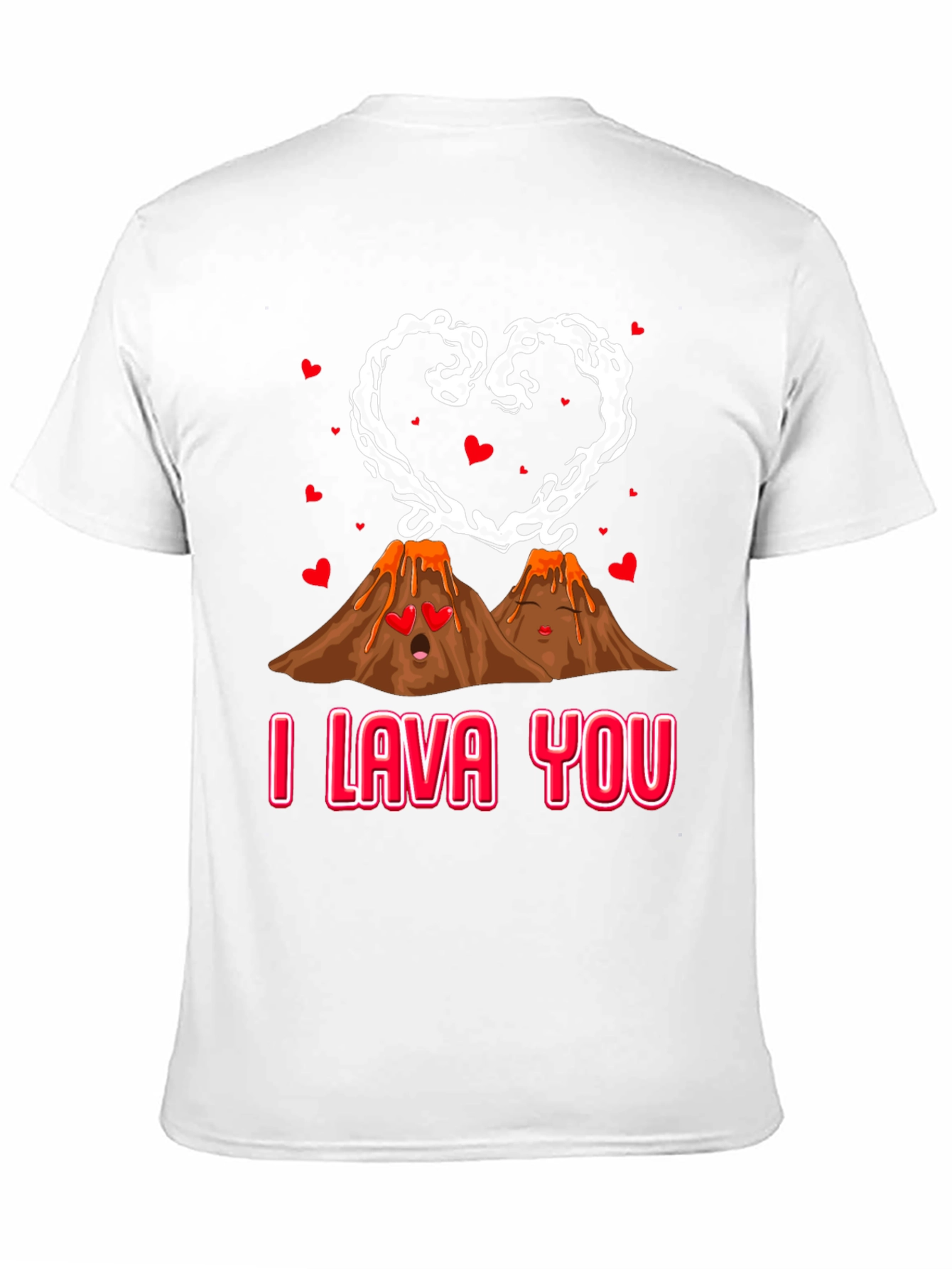 I Lava You Valentines Graphic Tee