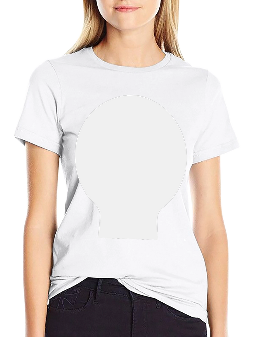 Modern Black T-Shirt with Geometric Design