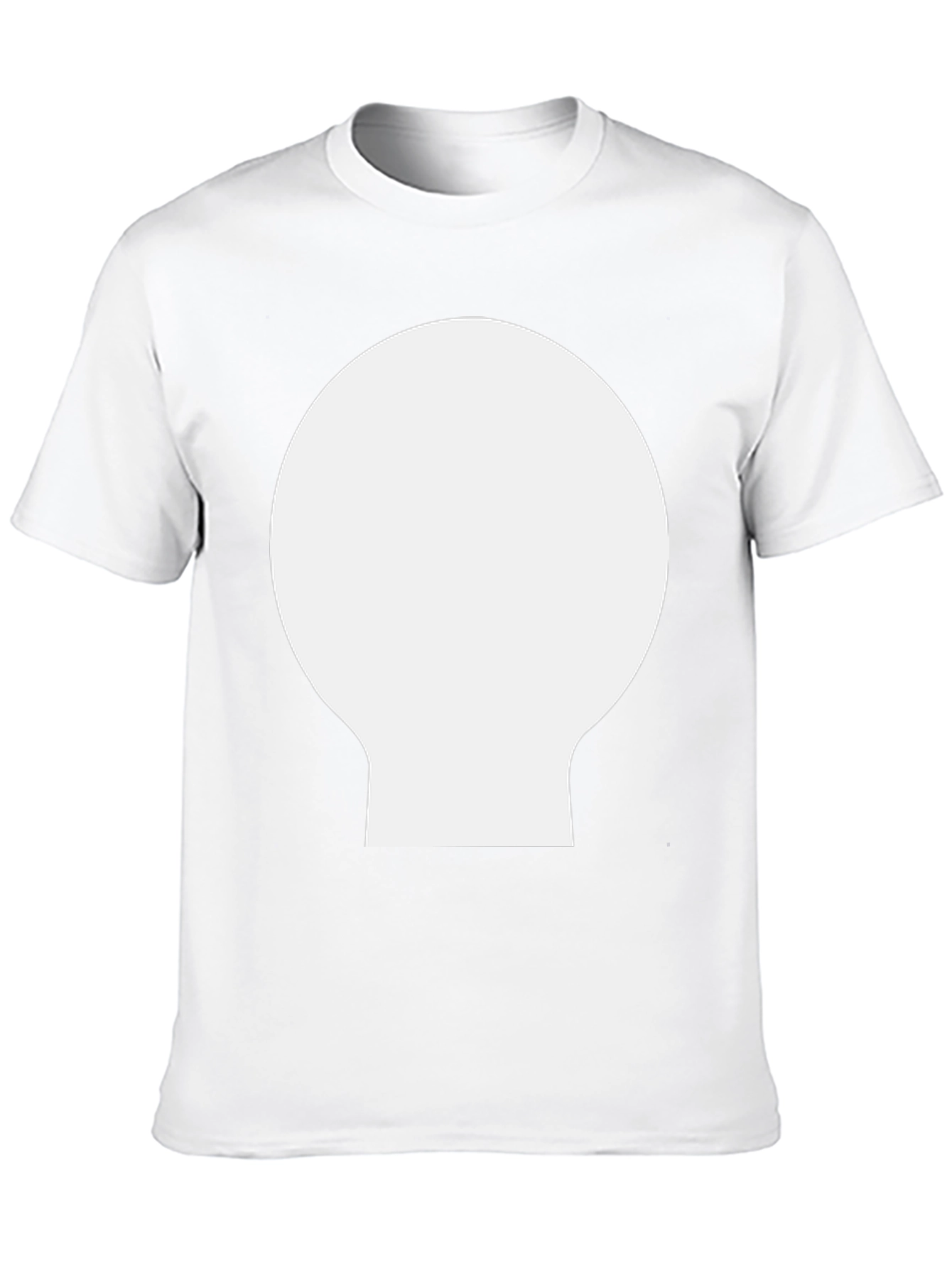 Modern Black T-Shirt with Geometric Design