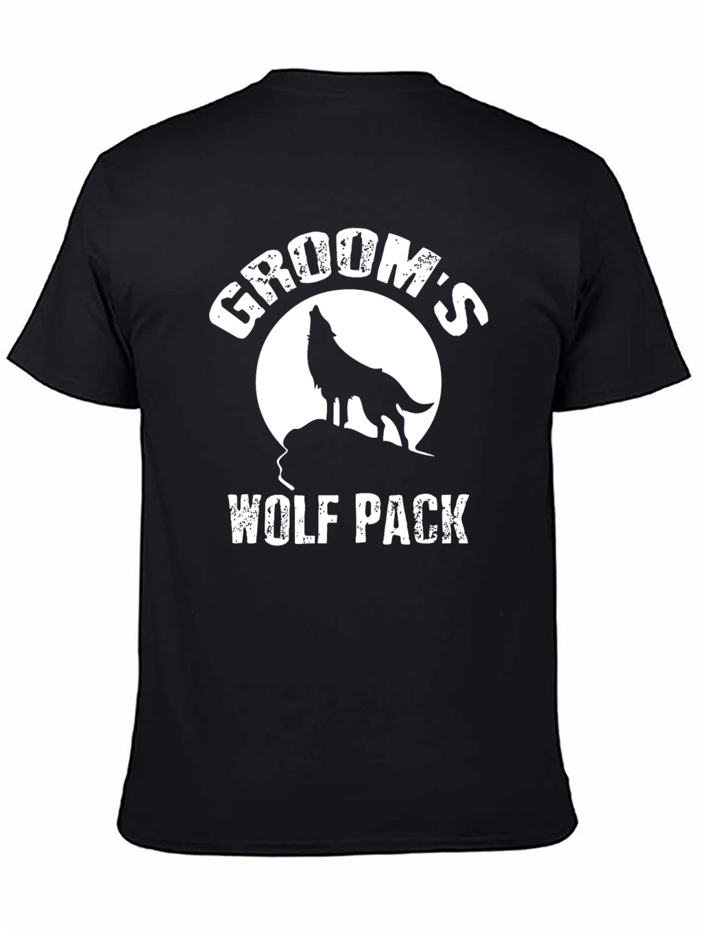 Grooms Wolf Pack T-Shirt - Bachelor Party Tee