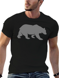 Bear Graphic Tee - Classic Black