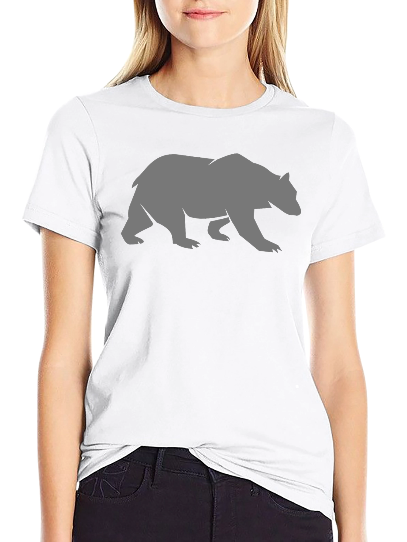 Bear Graphic Tee - Classic Black