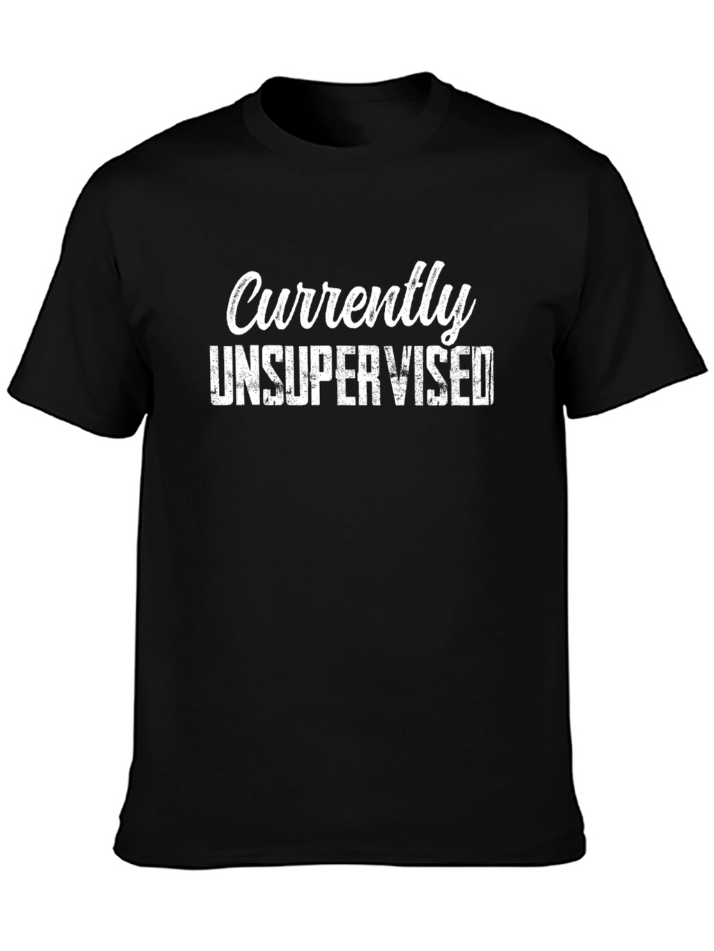 Unsupervised Black Graphic T-Shirt