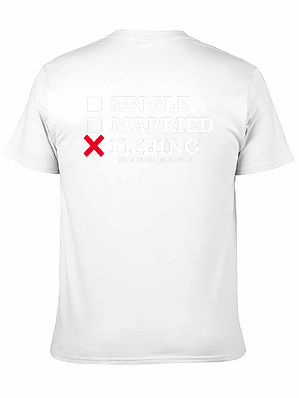Fishing Its Complicated Black Graphic T-Shirt