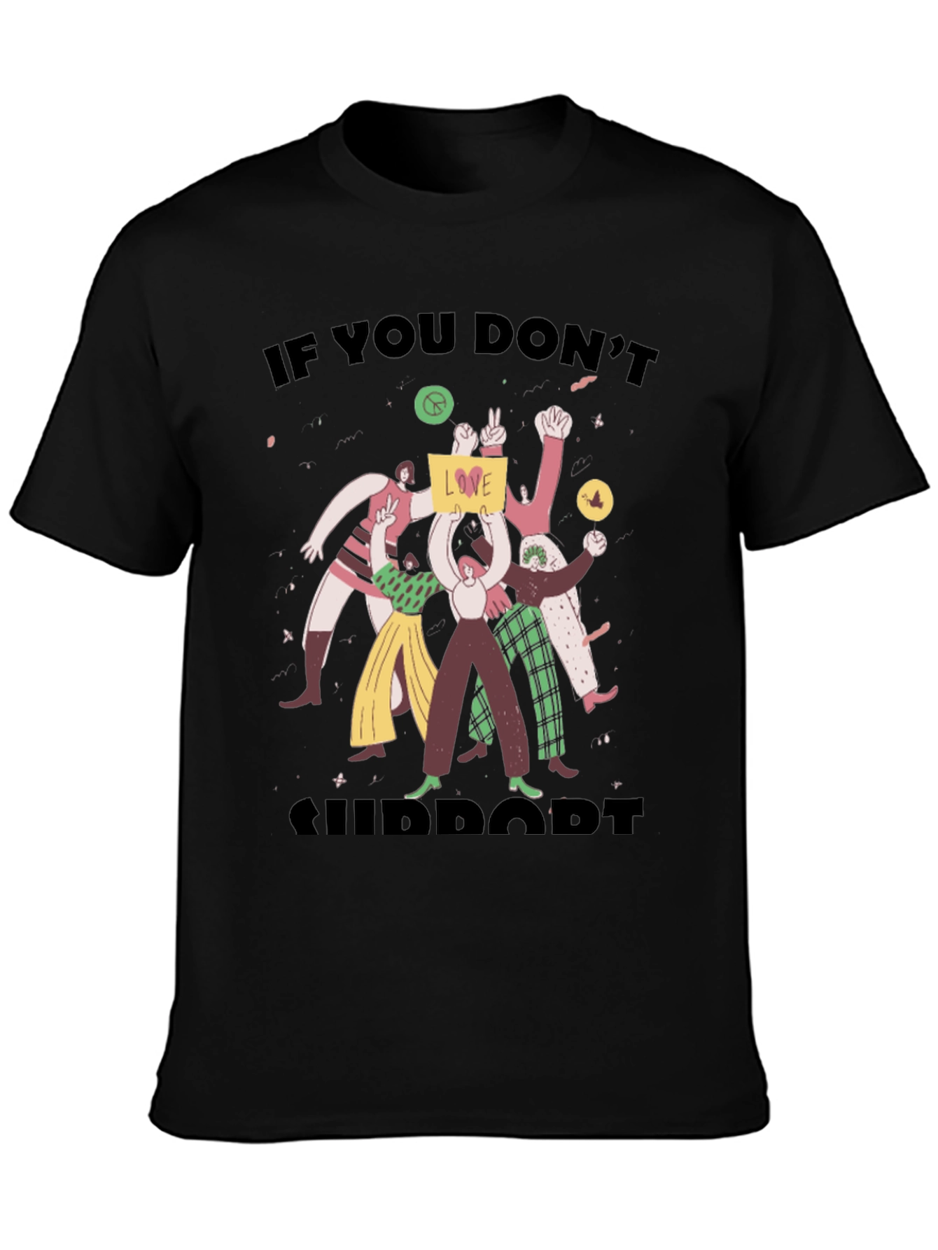Love & Peace T-Shirt: Support Humanity!