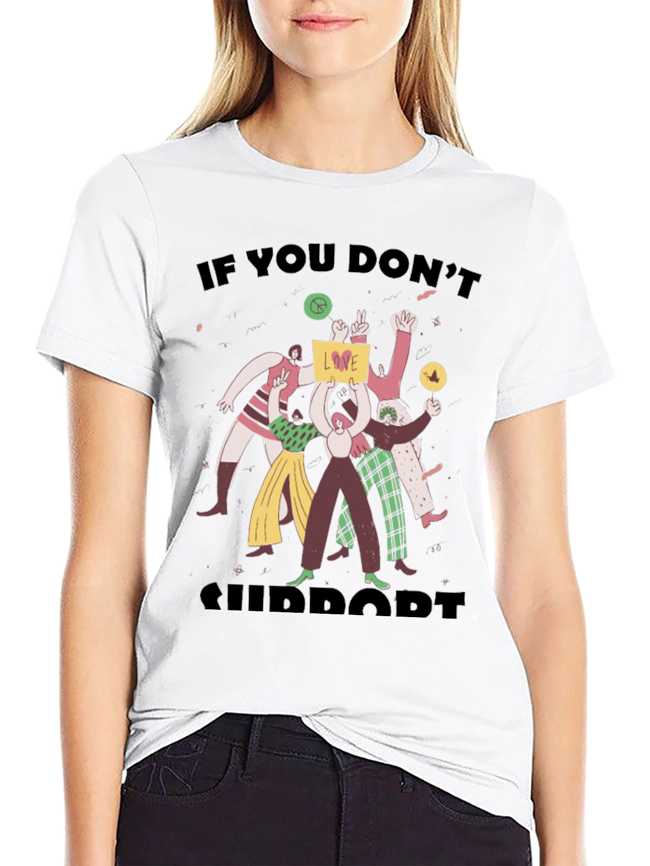 Love & Peace T-Shirt: Support Humanity!