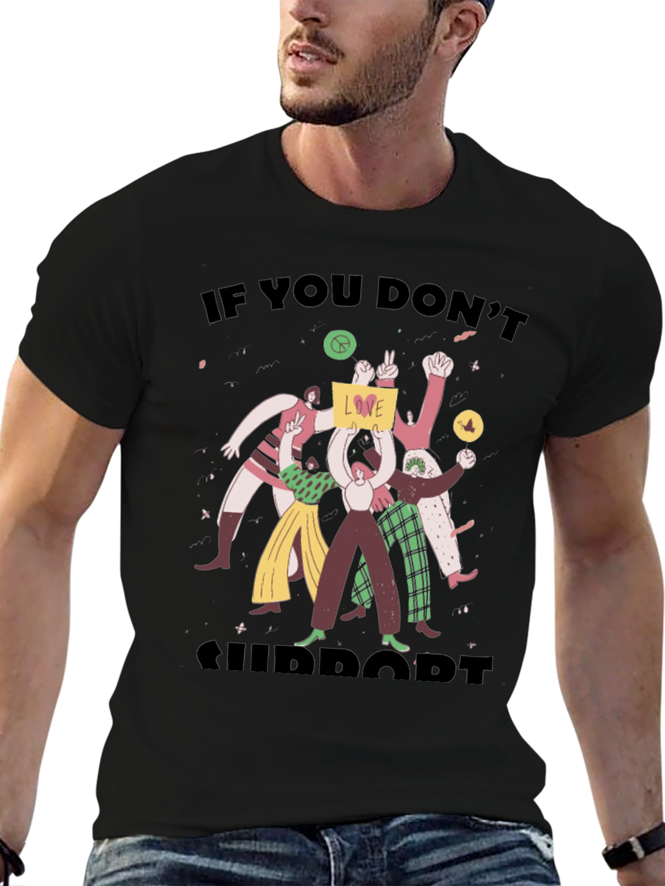 Love & Peace T-Shirt: Support Humanity!