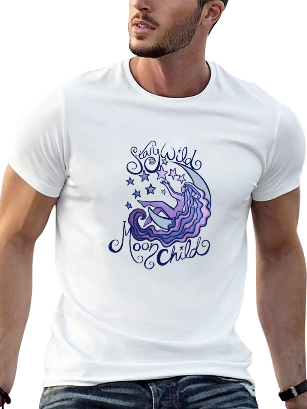 Mystic Moon Child Graphic T-Shirt