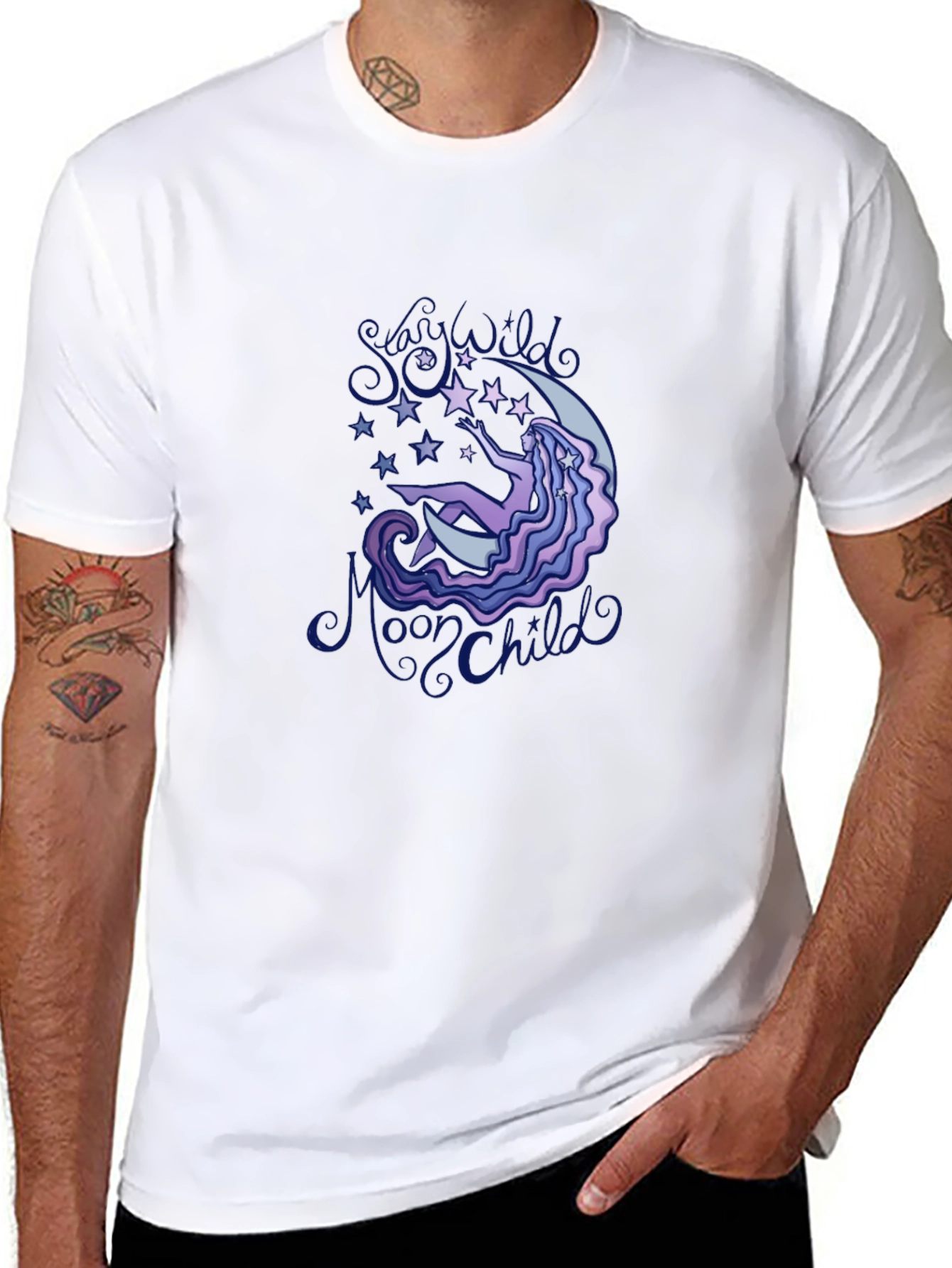 Mystic Moon Child Graphic T-Shirt