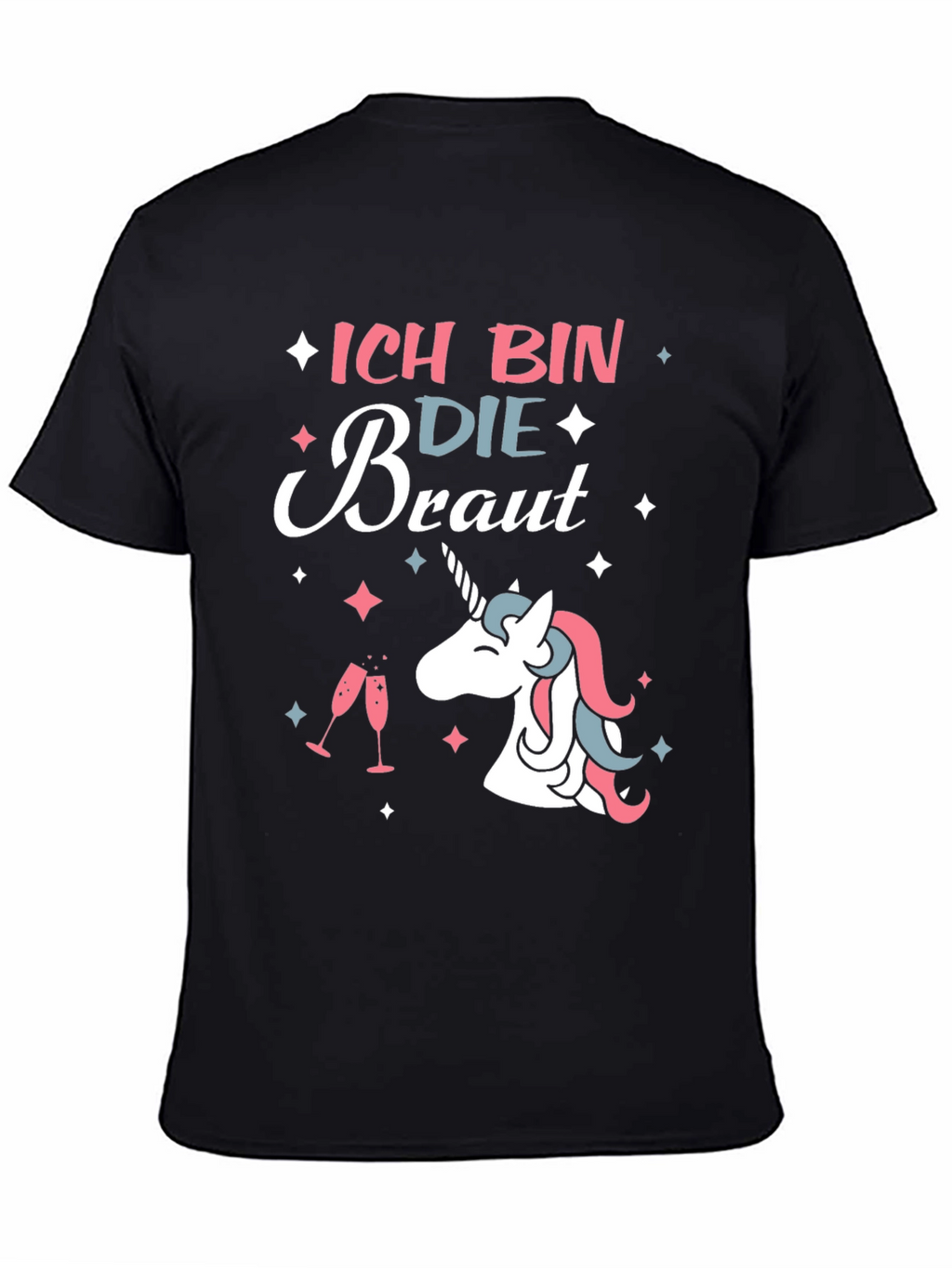 Ich Bin Die Braut Unicorn T-Shirt