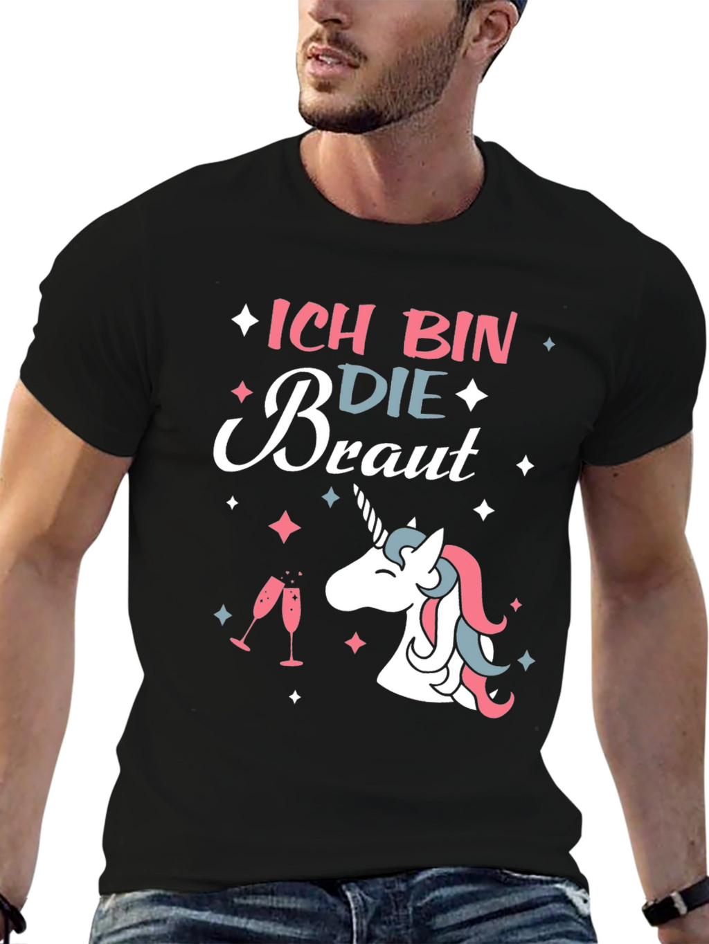 Ich Bin Die Braut Unicorn T-Shirt