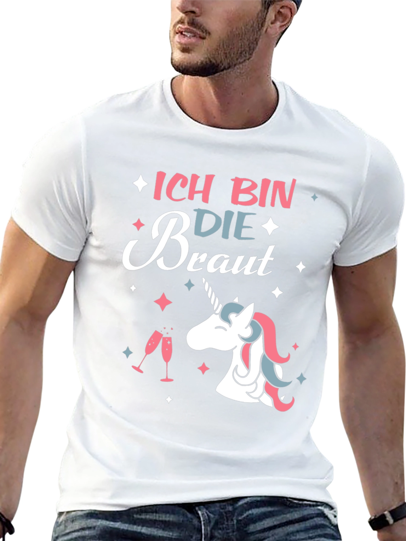Ich Bin Die Braut Unicorn T-Shirt