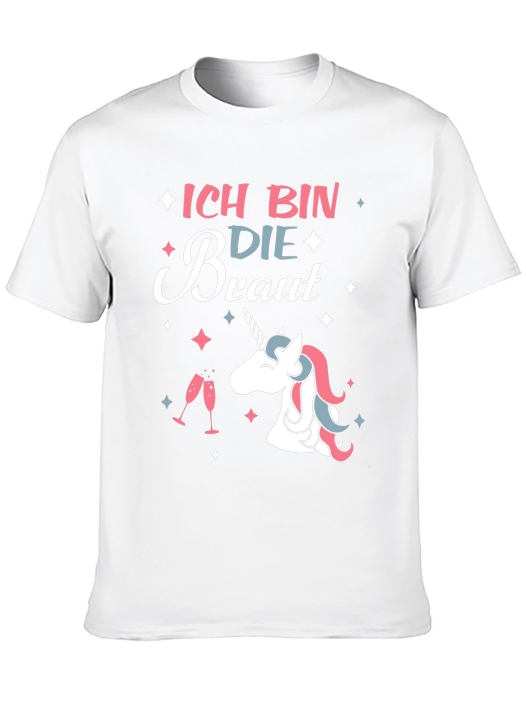 Ich Bin Die Braut Unicorn T-Shirt