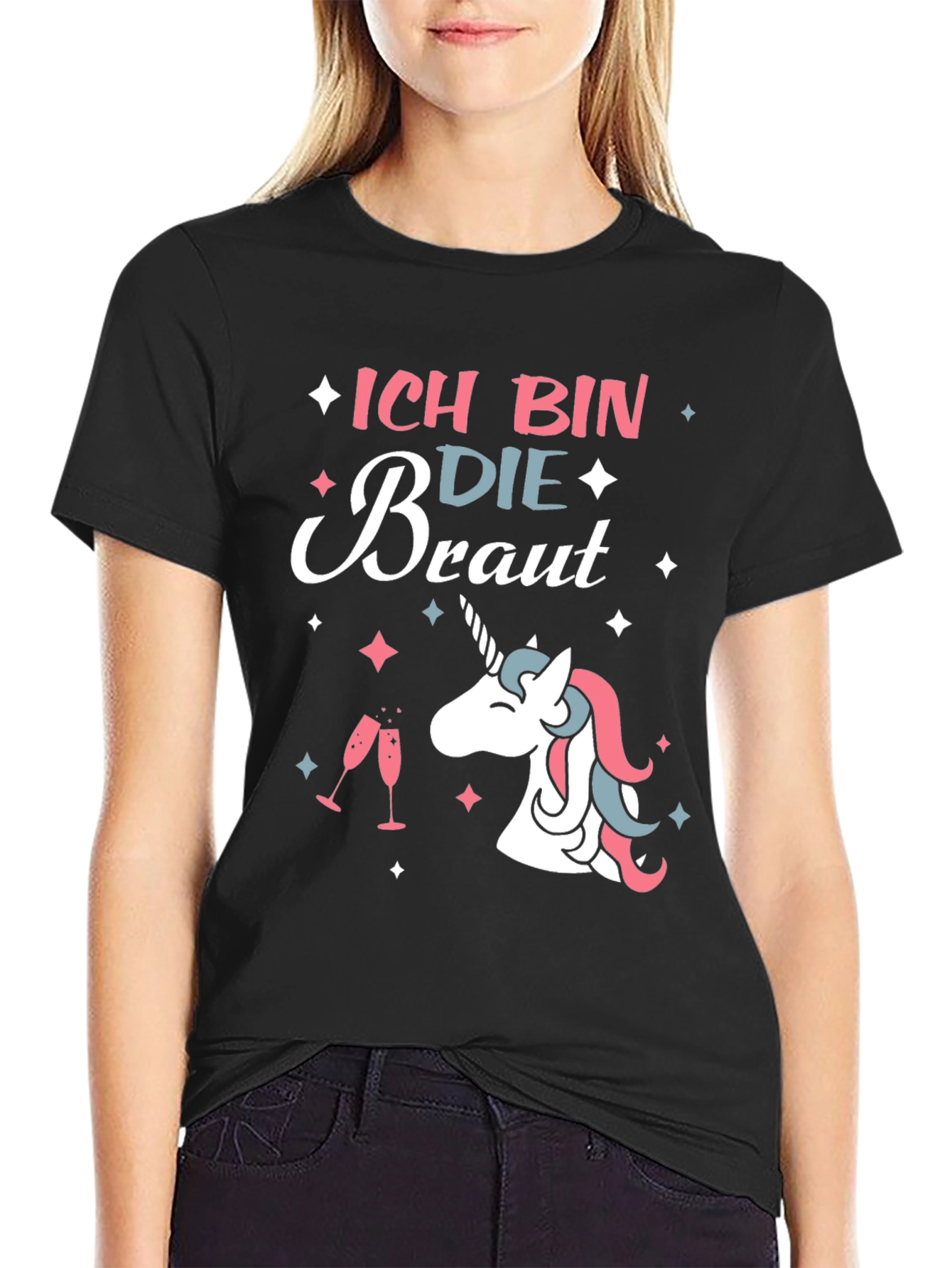 Ich Bin Die Braut Unicorn T-Shirt