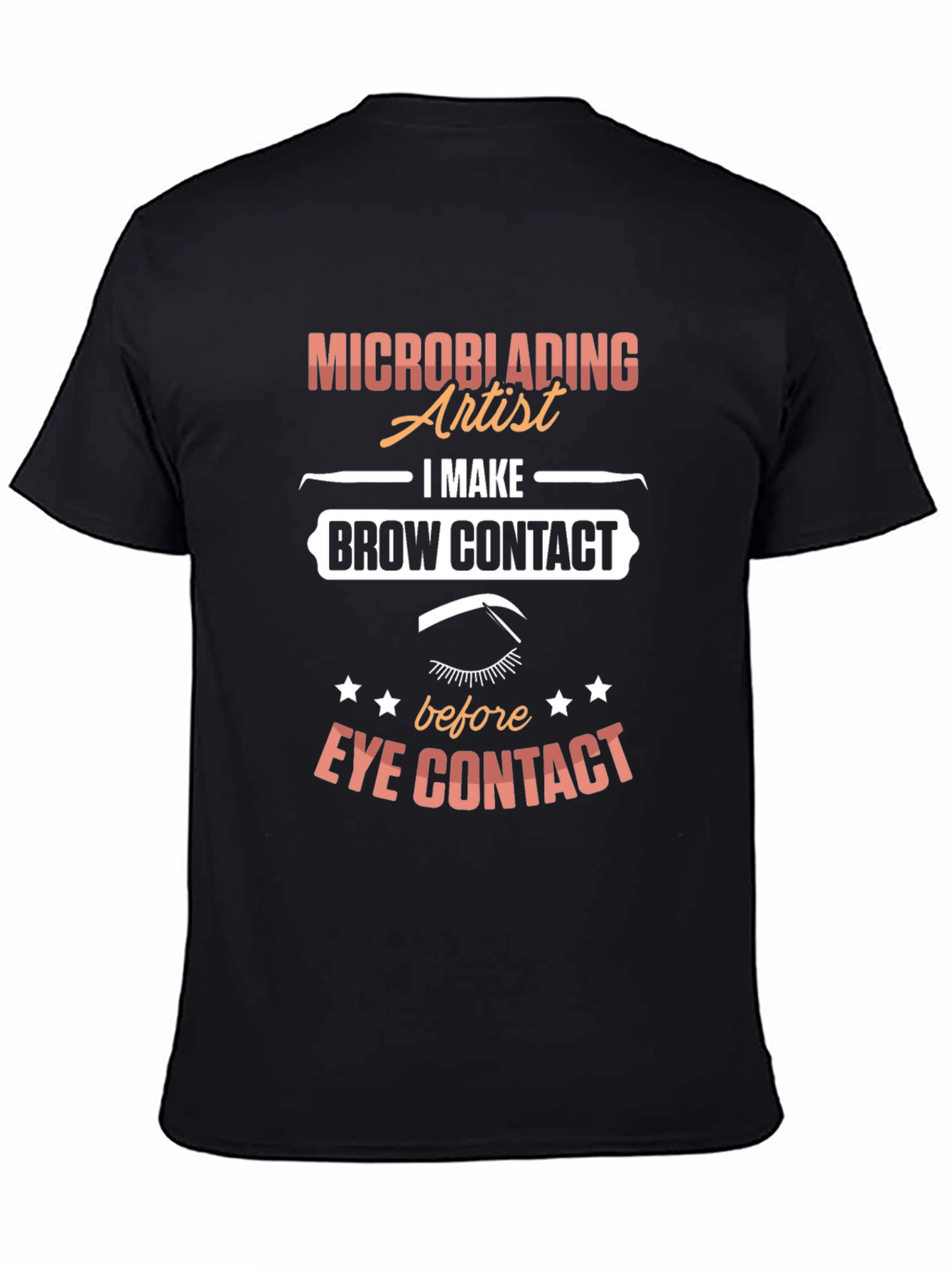 Microblading Artist T-Shirt - Brow Contact