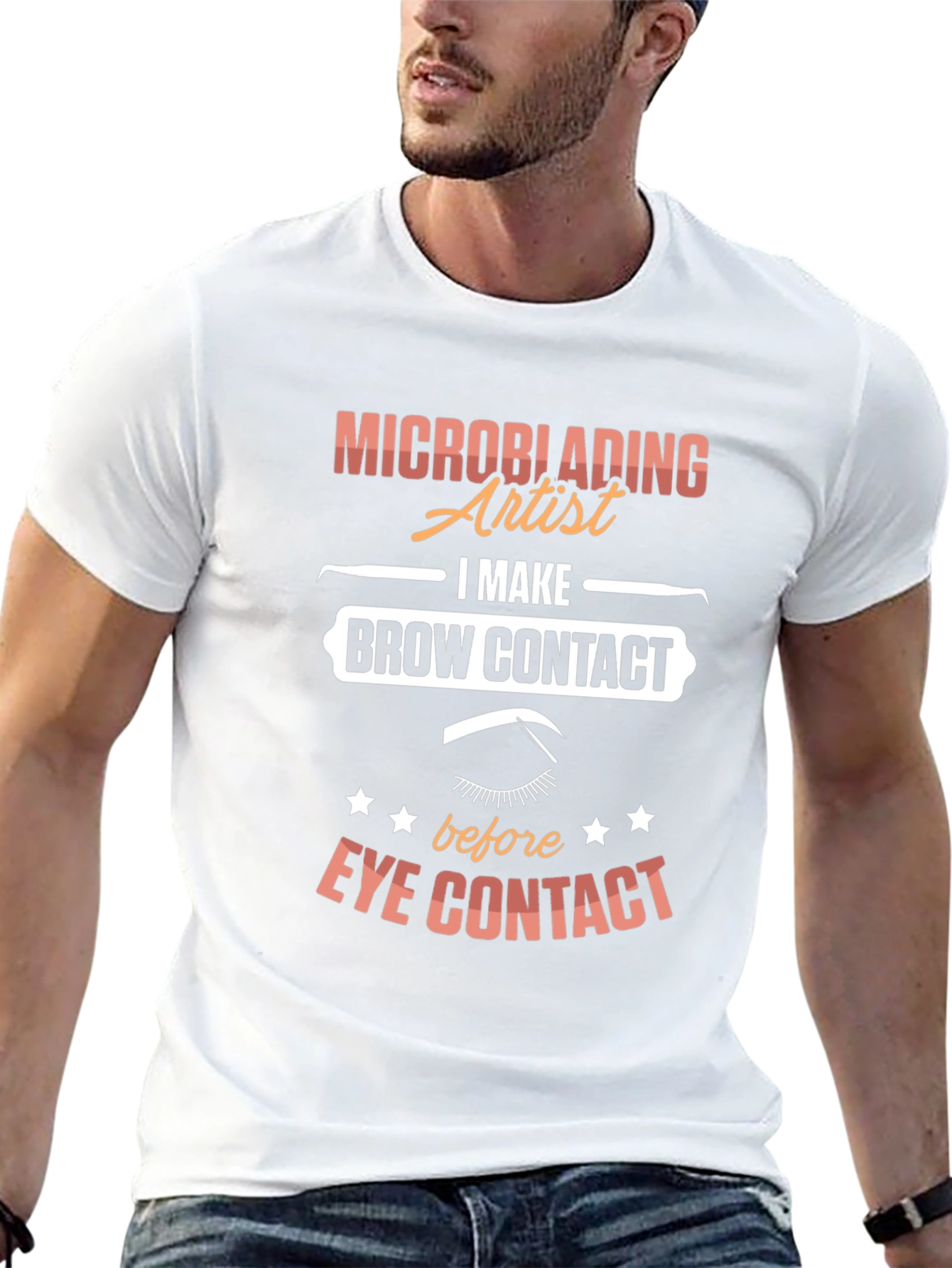 Microblading Artist T-Shirt - Brow Contact