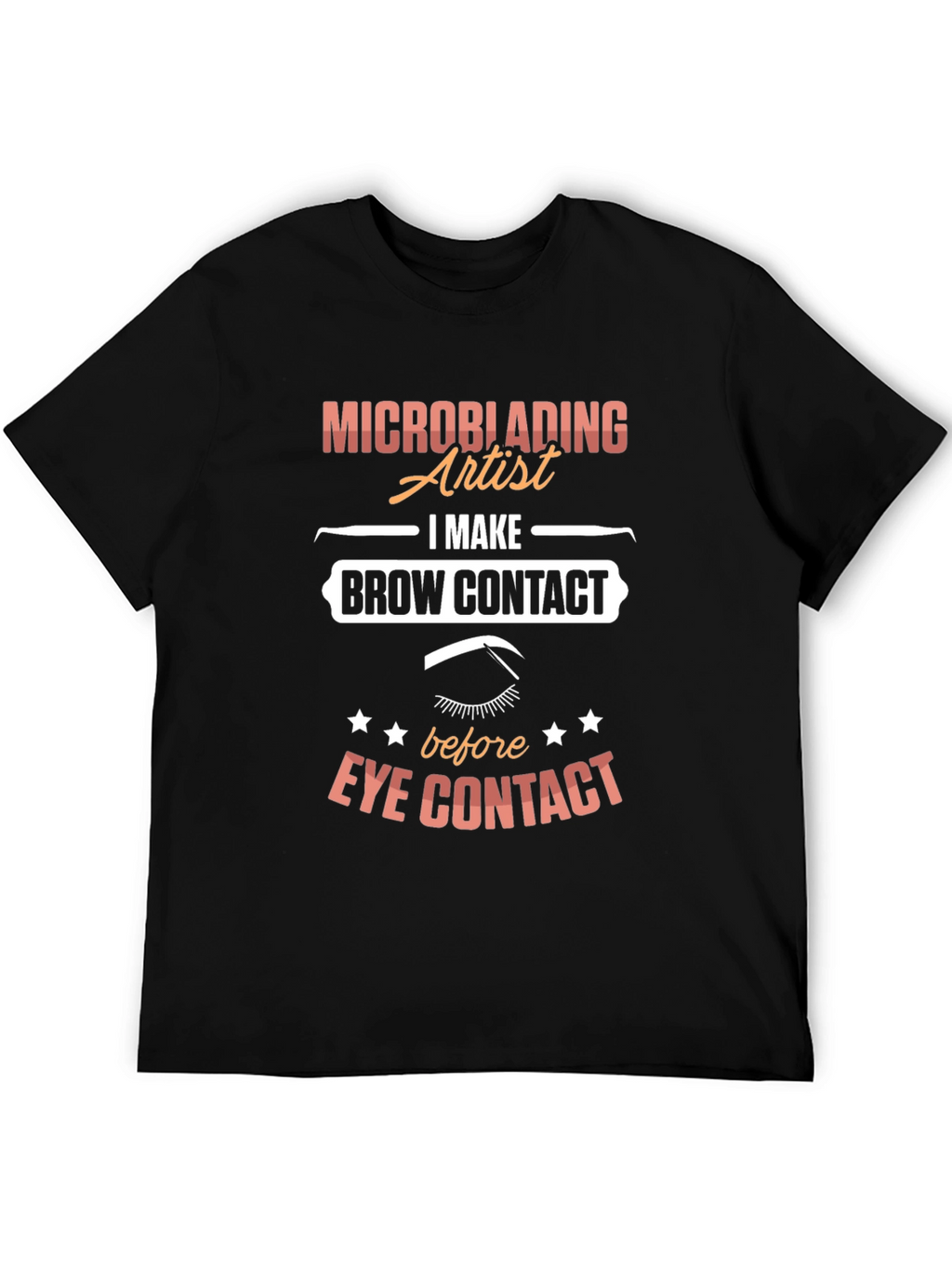 Microblading Artist T-Shirt - Brow Contact