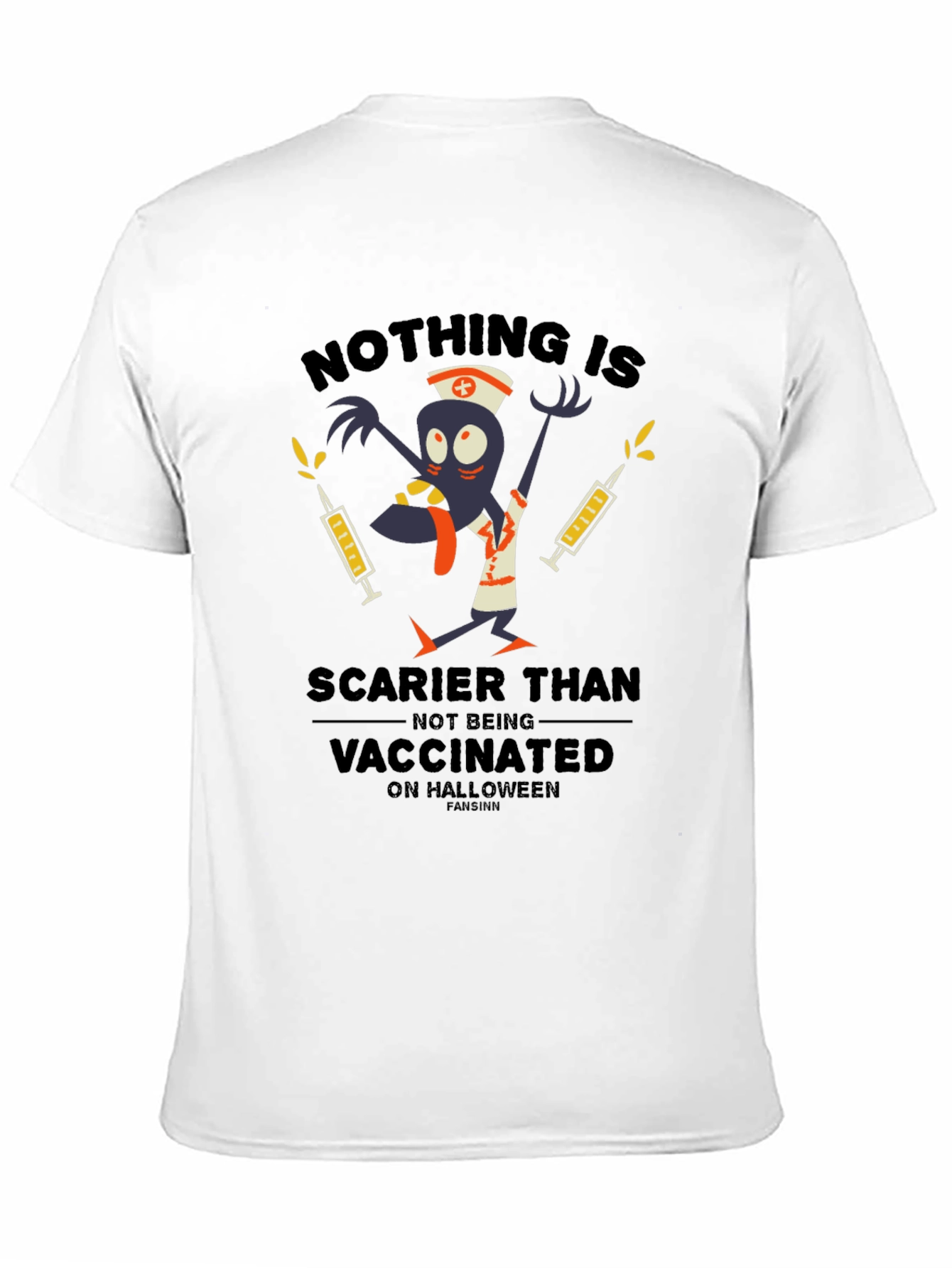 Nothing Scarier Than Not Being Vaccinated Halloween T-Shirt