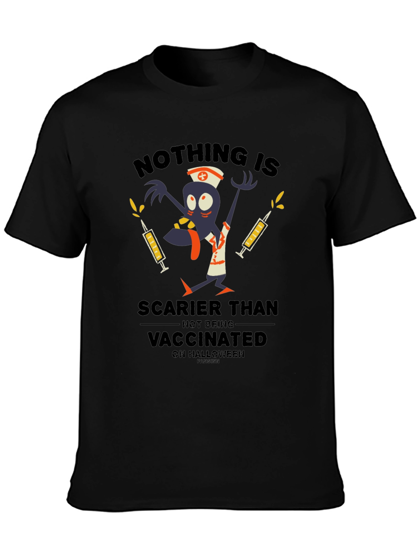 Nothing Scarier Than Not Being Vaccinated Halloween T-Shirt