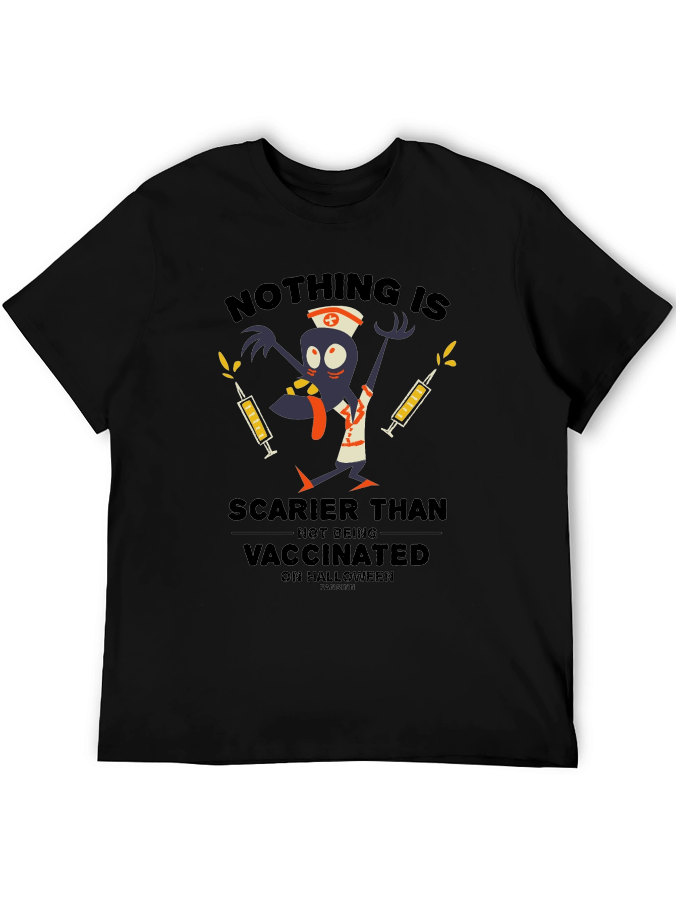 Nothing Scarier Than Not Being Vaccinated Halloween T-Shirt