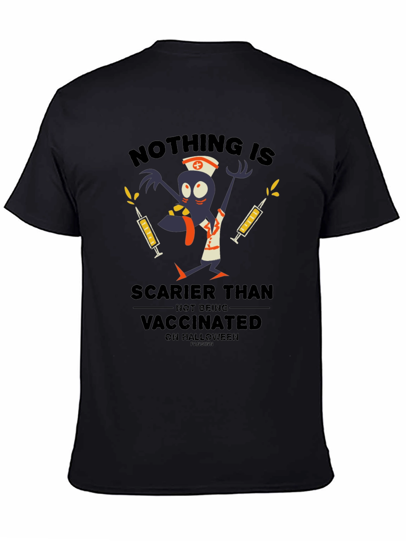Nothing Scarier Than Not Being Vaccinated Halloween T-Shirt