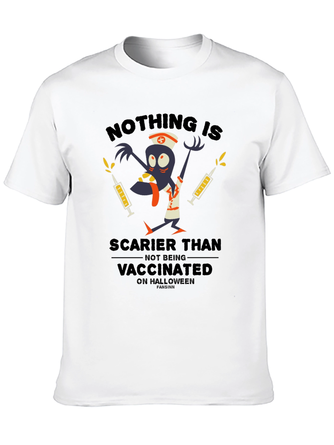 Nothing Scarier Than Not Being Vaccinated Halloween T-Shirt
