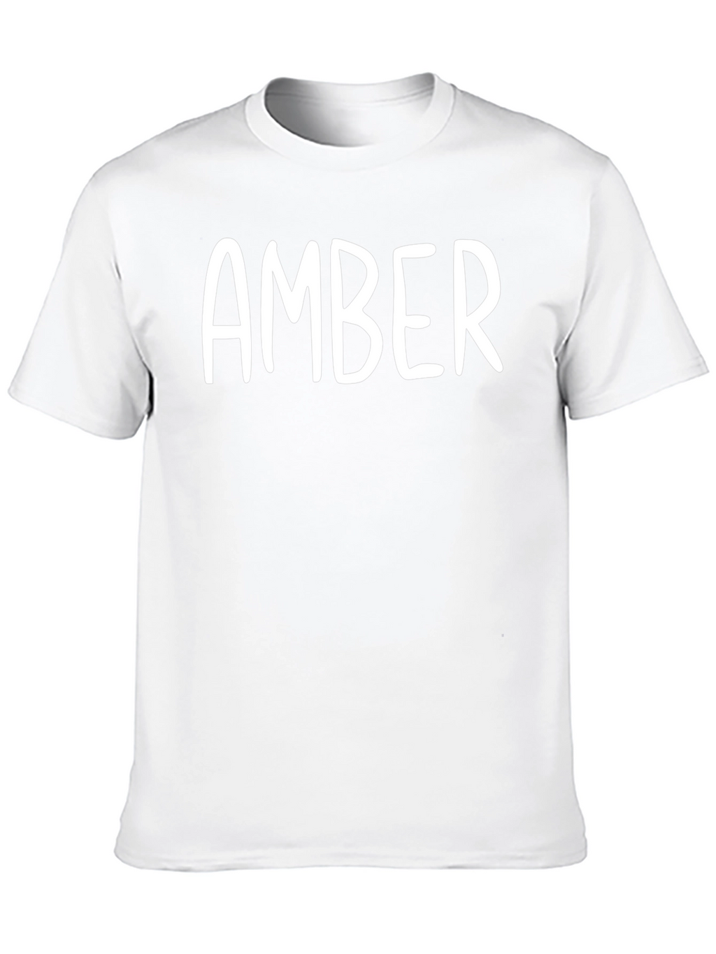 Personalized Amber Black T-Shirt