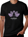 Yoga Changed My Life Black Graphic Tee