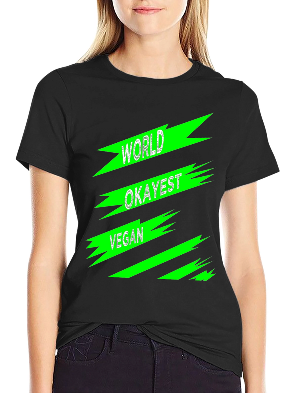 World Okayest Vegan Graphic T-Shirt