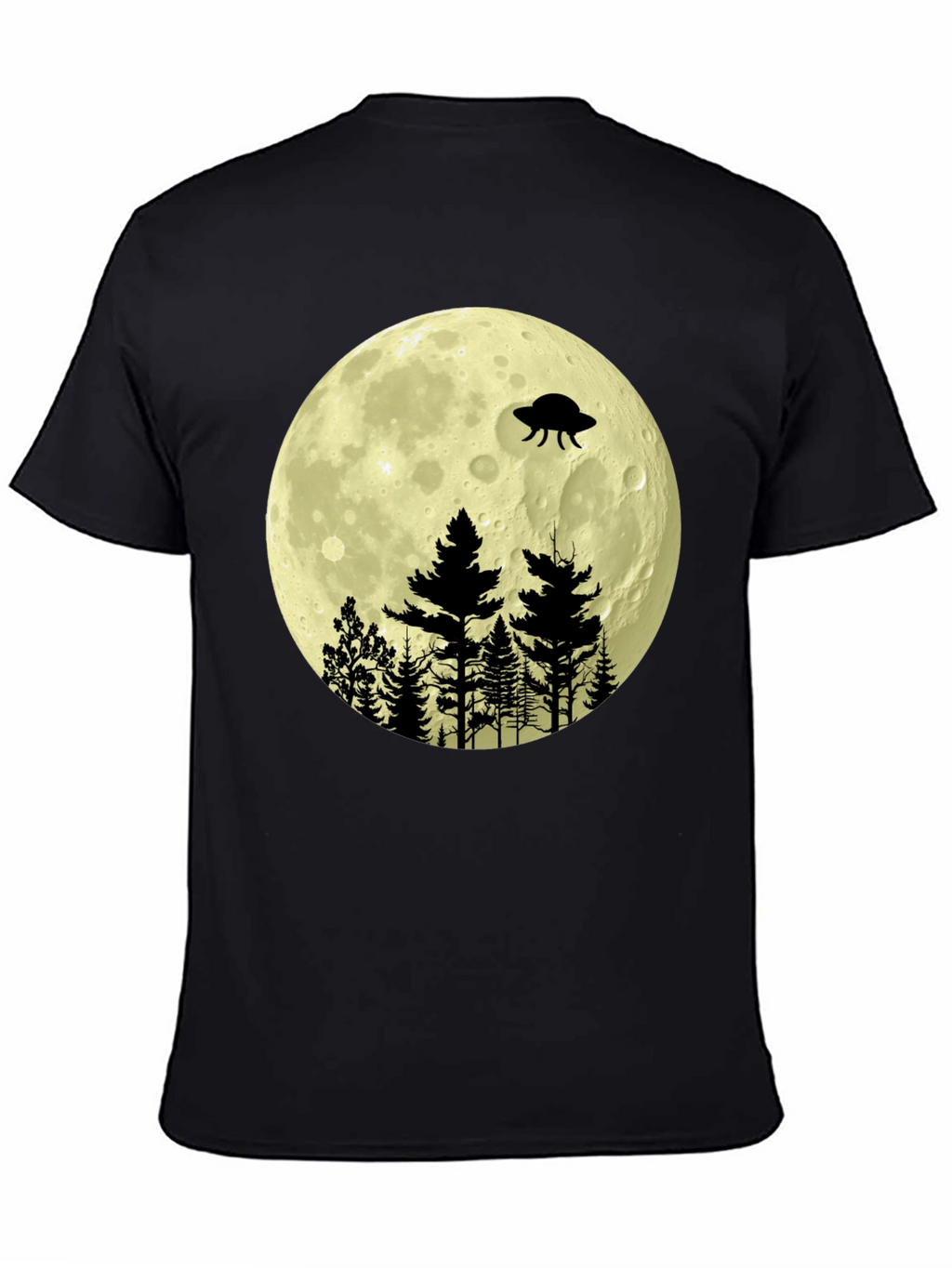 UFO Moon Forest Graphic Tee